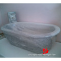 hand carved oval marble bathtub for bathroom